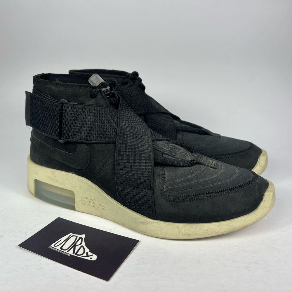 Nike Air Fear Of God Raid Black Sail Fossil Men’s 5.5 / Women’s 7